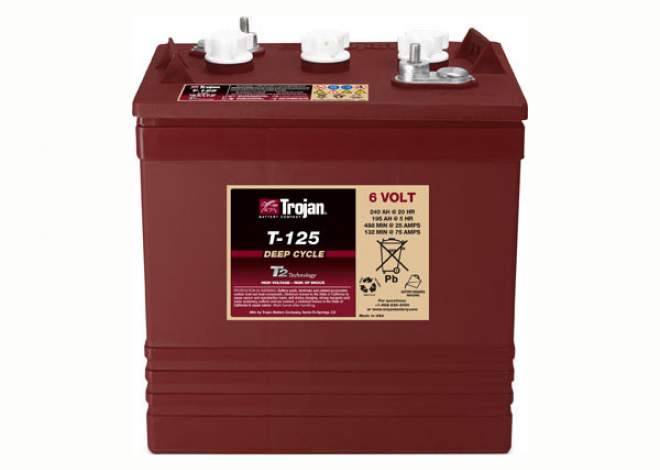  Тяговый аккумулятор "Trojan" T-125 6V 240AH